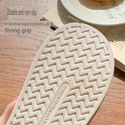 Ladies Fluffy Cotton Indoor Slippers, Warm Velvet Lining, Non-Slip Sole, Taupe2