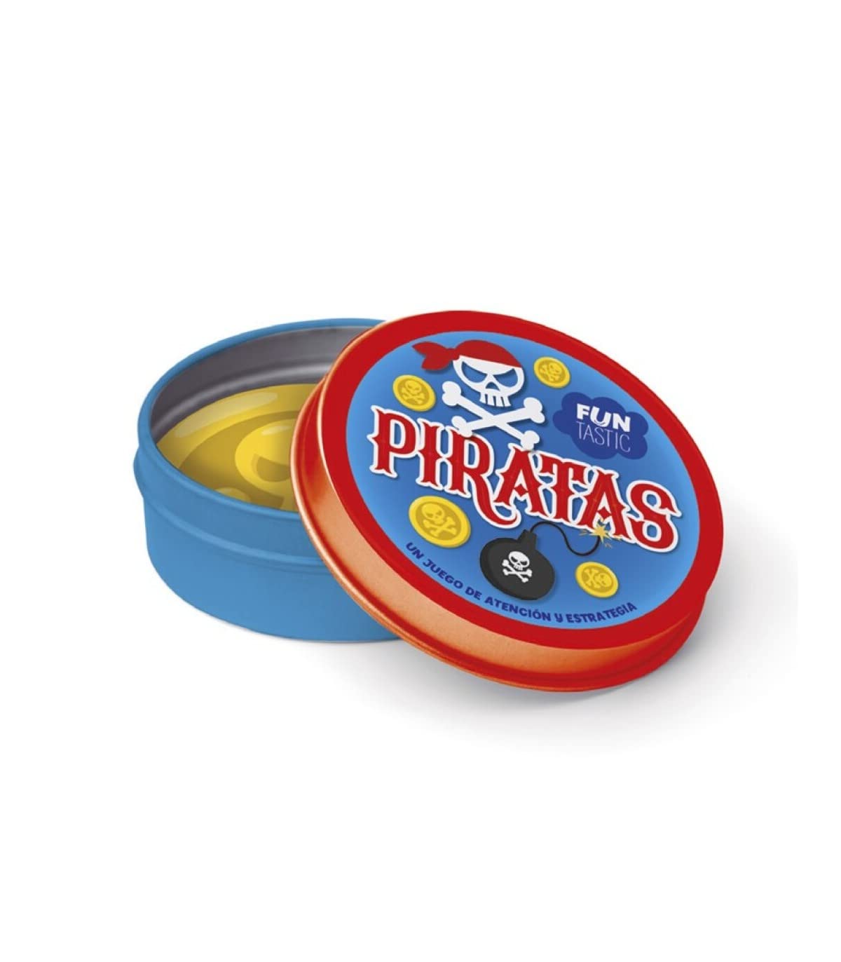 Clever Games Gioco Pirati In Latta - Gioco Da Tavolo Per Bambini, Multicolore - 5