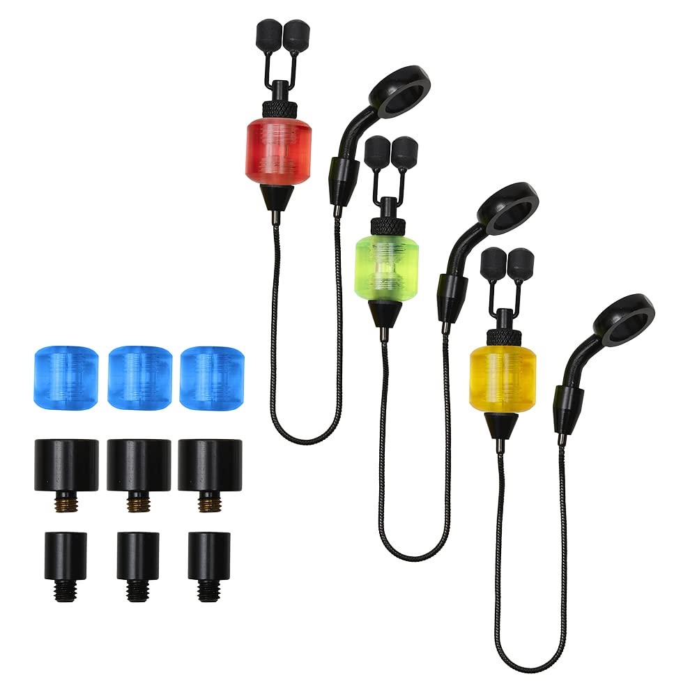 Prologic K1 Mini Hanger Chain Set 3 Rod - 3 Einhängebissanzeiger zum Karpfenangeln, Bissanzeigerköpfe, Bissanzeiger für Karpfen