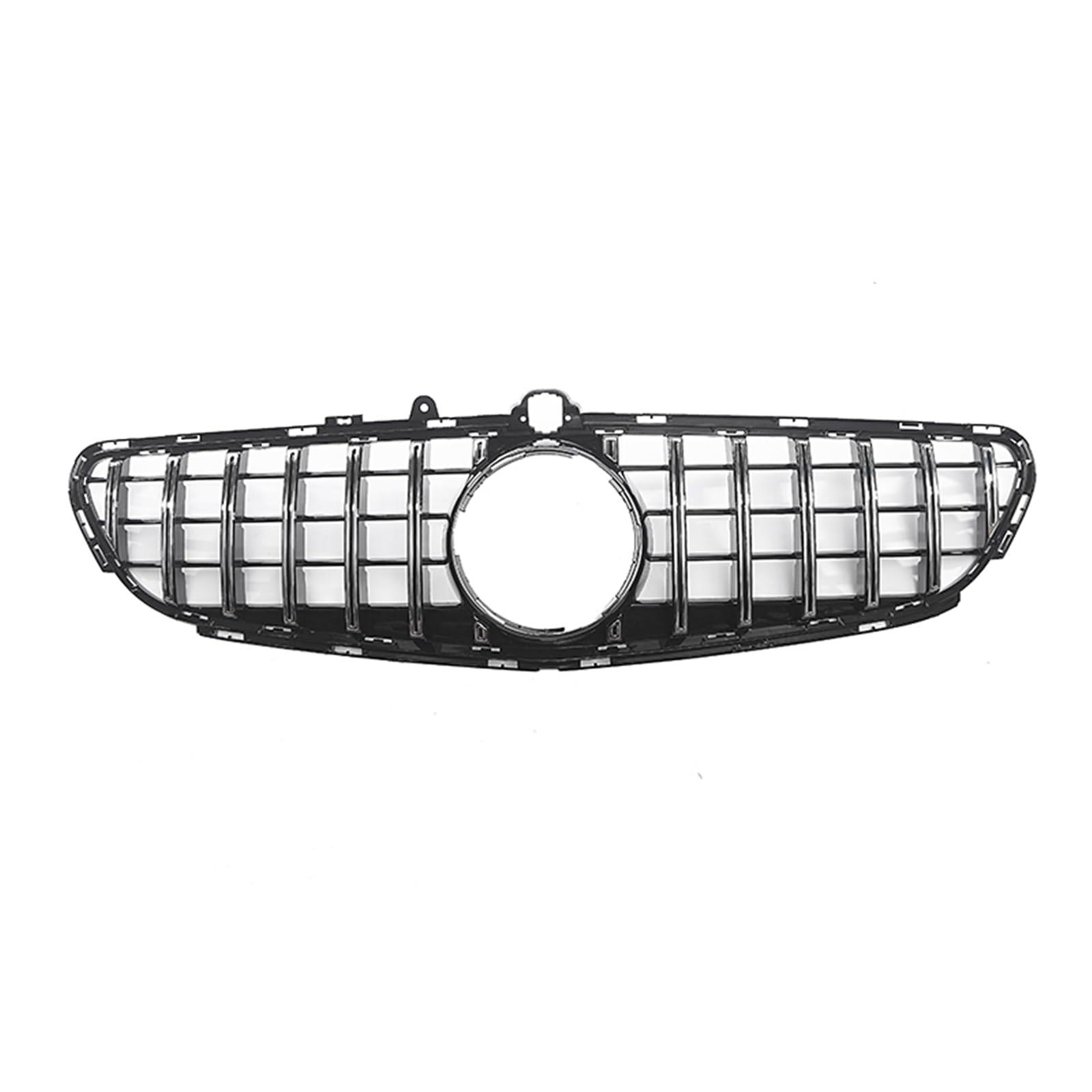 Osłona grilla przedniego samochodu do Mercedes Benz CLS 63 C218 W218 2015-2018 czarny srebrny