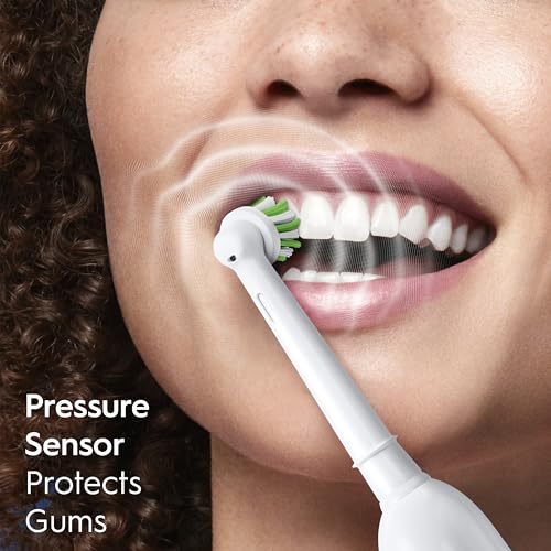 Image of Oral-B Pro 1000 CrossAction Electric Toothbrush, Black and White, 2 Count