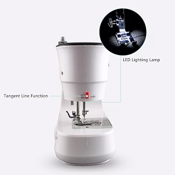 Electronic Sewing Machines, Home Electric Small Desktop Embroidery Machine,Automatic Overlock Sewing Machines for Home DIY Fabric Repair
