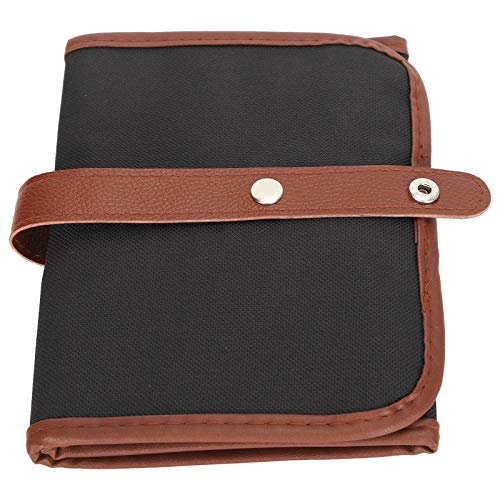 Yisenda Pencil Case Canvas Bag, Pen Wrap Roll Case Art Pen Bag Malwerkzeuge Aufbewahrungsskizze Coloured Pencil Case für Künstler für Töpferwerkzeuge(48 Cells) Cover