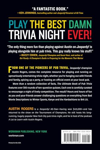 The Ultimate Book of Pub Trivia by the Smartest Guy in the Bar: Over 300 Rounds and More Than 3,000 Questions - Image 2