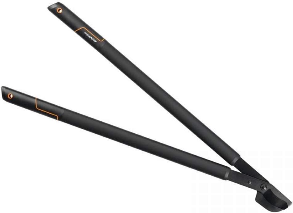 Fiskars SingleStep Lopper Bypass Hook Head (S) L28, Non-Stick Coating, Hardened Precision Steel, Length: 50 cm, Black, 1001432