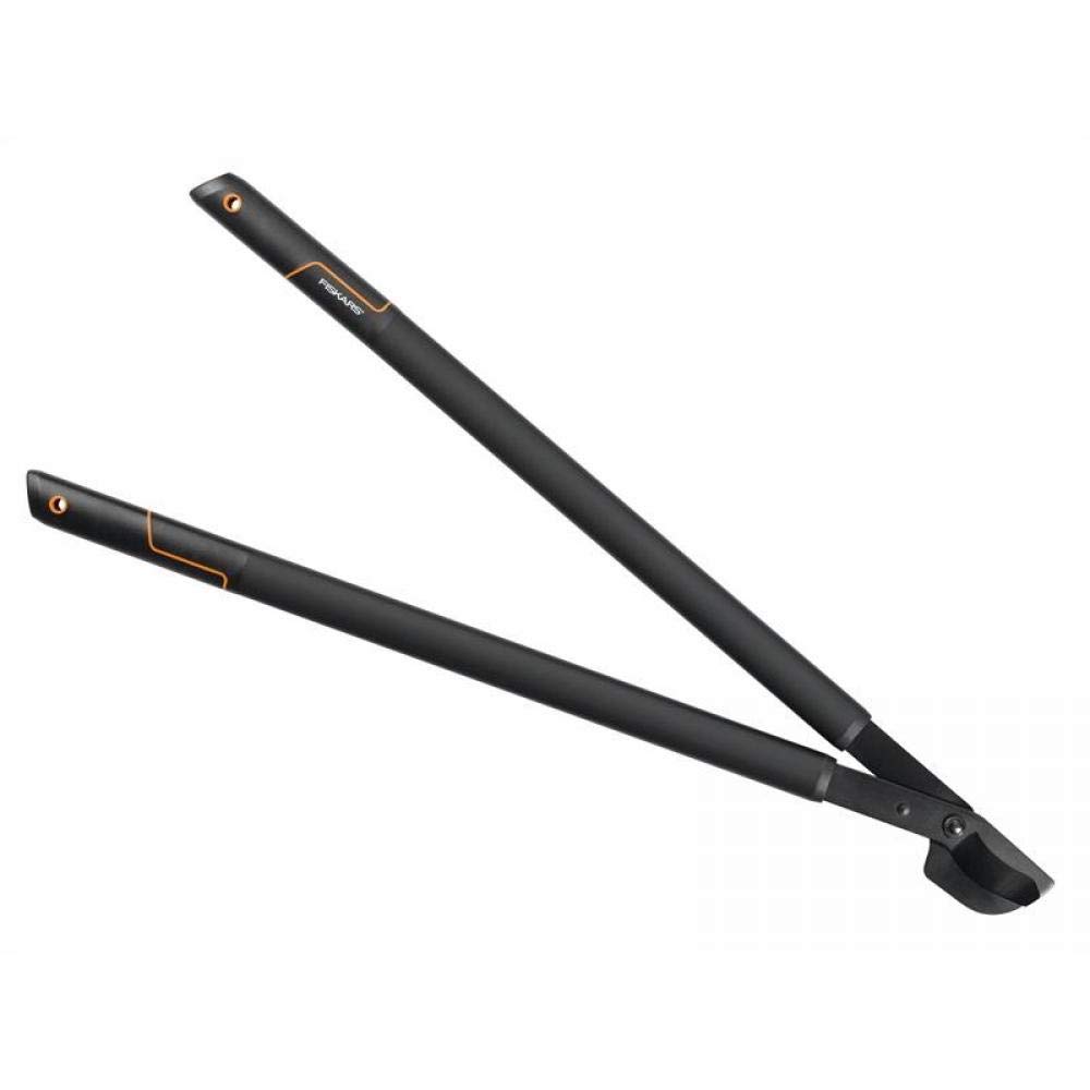 Fiskars Troncarami con lame bypass per legno verde, Rivestimento antiaderente, Acciaio di precisione temprato, Lunghezza: 82 cm, Nero, L38, 1001426