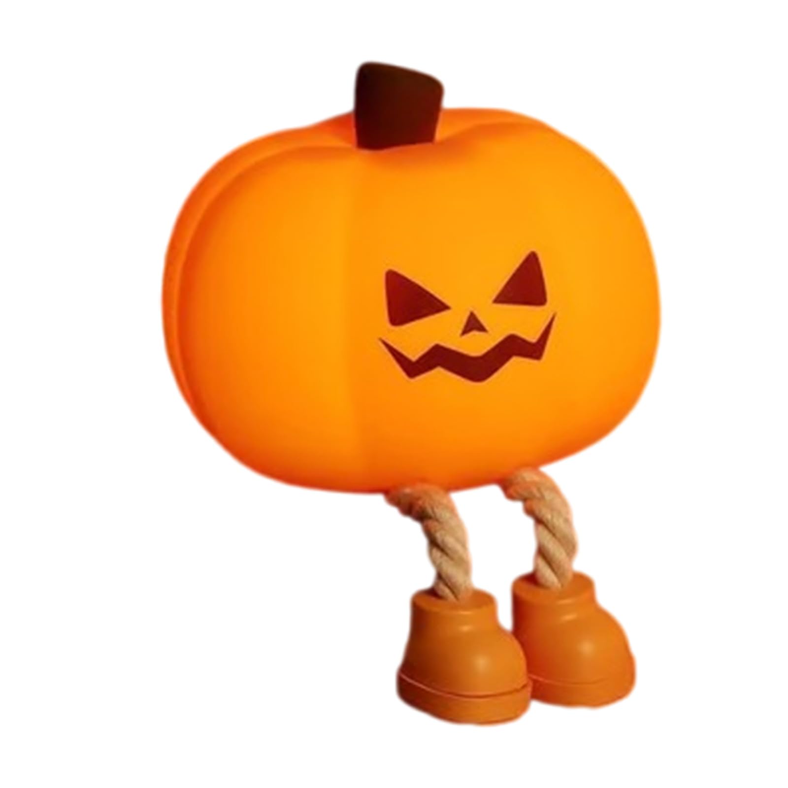 Hsioluted Dimmable Night Light Cartoon Halloween Pumpkin Bedside Lamp Silicone Night Light for Bedroom, Living Room Dimmable to Carry