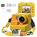 Mafiti Kids Camera Instant Print, 48MP Digital Camera with Zero Ink, Selfie 1080P Video Camera with 32G TF Card, Toys Gifts for Girls Boys Aged 3-12 for Christmas/Birthday/Holiday (Orange)