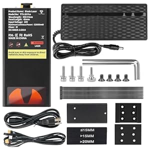 Twotrees COS 20 W lasermodule voor lasergraveermachine van de Twotrees TTSserie, TTS 55 Pro, TTS 10 Pro, TTS20 Pro