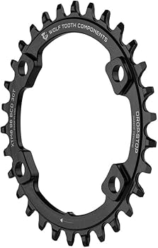 WOLF TOOTH ドロップストップ チェーンリング 64 BCD 28T Amazon.co.jp: Wolf Tooth Components 64 BCD チェーンリング (26t