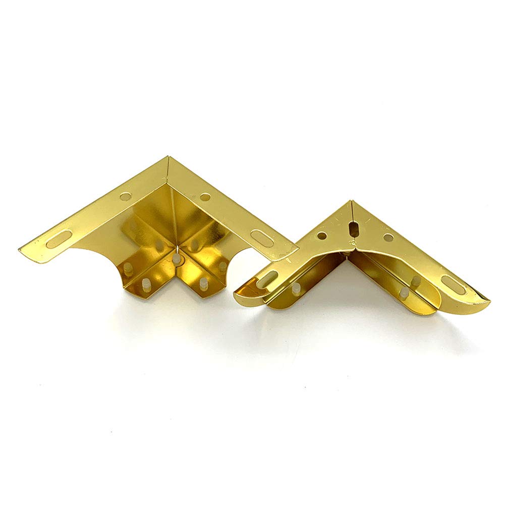 ZHDBD Juego De 4 Patas Para Muebles, Pie De Sofá, Inclinable, Patas De Mesa, Patas De Armario, Pie Base, Para Mesas De Café, Armarios Y Sofás, Dorado (color: Plata, Tamaño