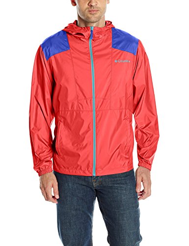 Image of Columbia Hood Polyester Regular Fit Mens Active Wear Jacket (S22-KM3972-011-P)