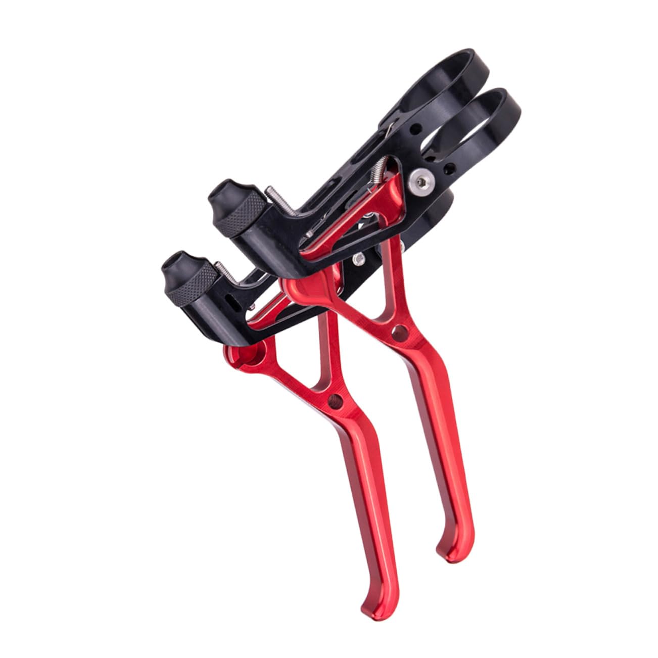 Toyvian Leve Freno Bici in Lega di Alluminio Cnc, 1 Paio, Rosso | Manopola di Regolazione, Design Ergonomico, Uso Semplice per Adulti e Ragazzo Ragazza