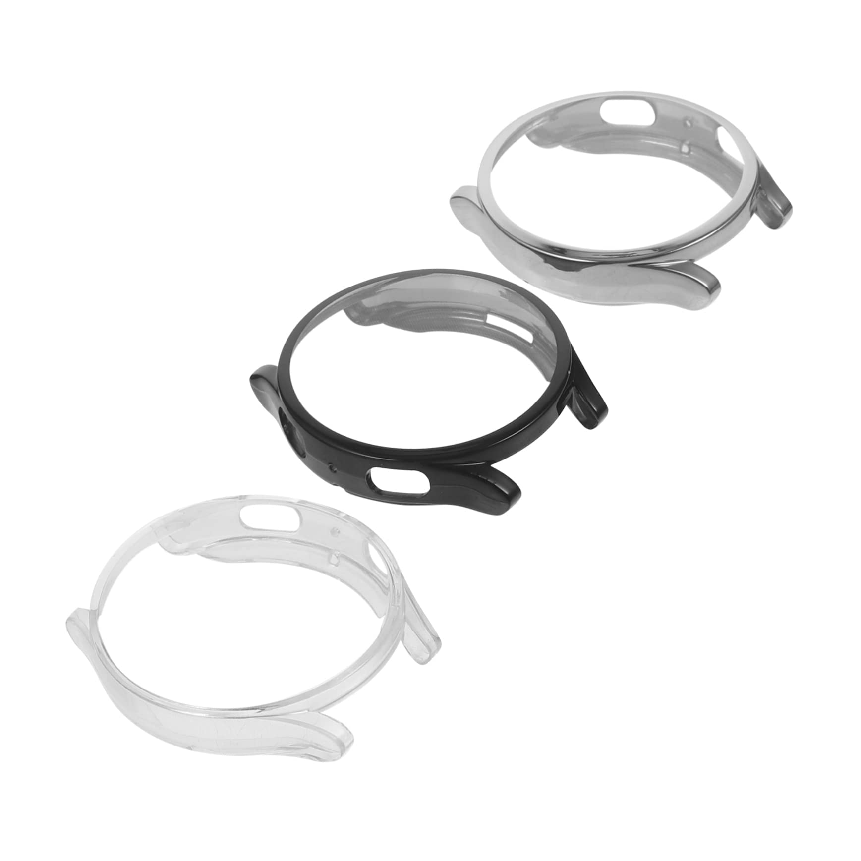 OSALADI 30pièces Coque De TPU Complète pour Watch De Transparent Argenté Accessoire Résistant Aux Chocs Et Pratique pour Montre Connectée
