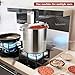 Automatic Food Mixer Stainless Steel Food Mixer Hot Pot Seasoning Bottom Soup Sauce Stirrer Frying Machine, One-button start, Adjustable stirring speed, Adjustable mixing scraper,40L-370W-220V
