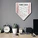 ChalkTalkSPORTS Premier Baseball Home Plate Plaque | Thanks Coach