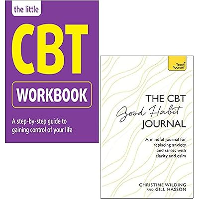 The Little CBT Workbook, Good Habit Journal 2 Books Collection Set