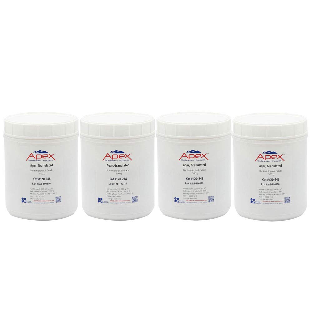 Apex Granulated Agar, 2kg, Bacteriological Grade, 2kg/Unit