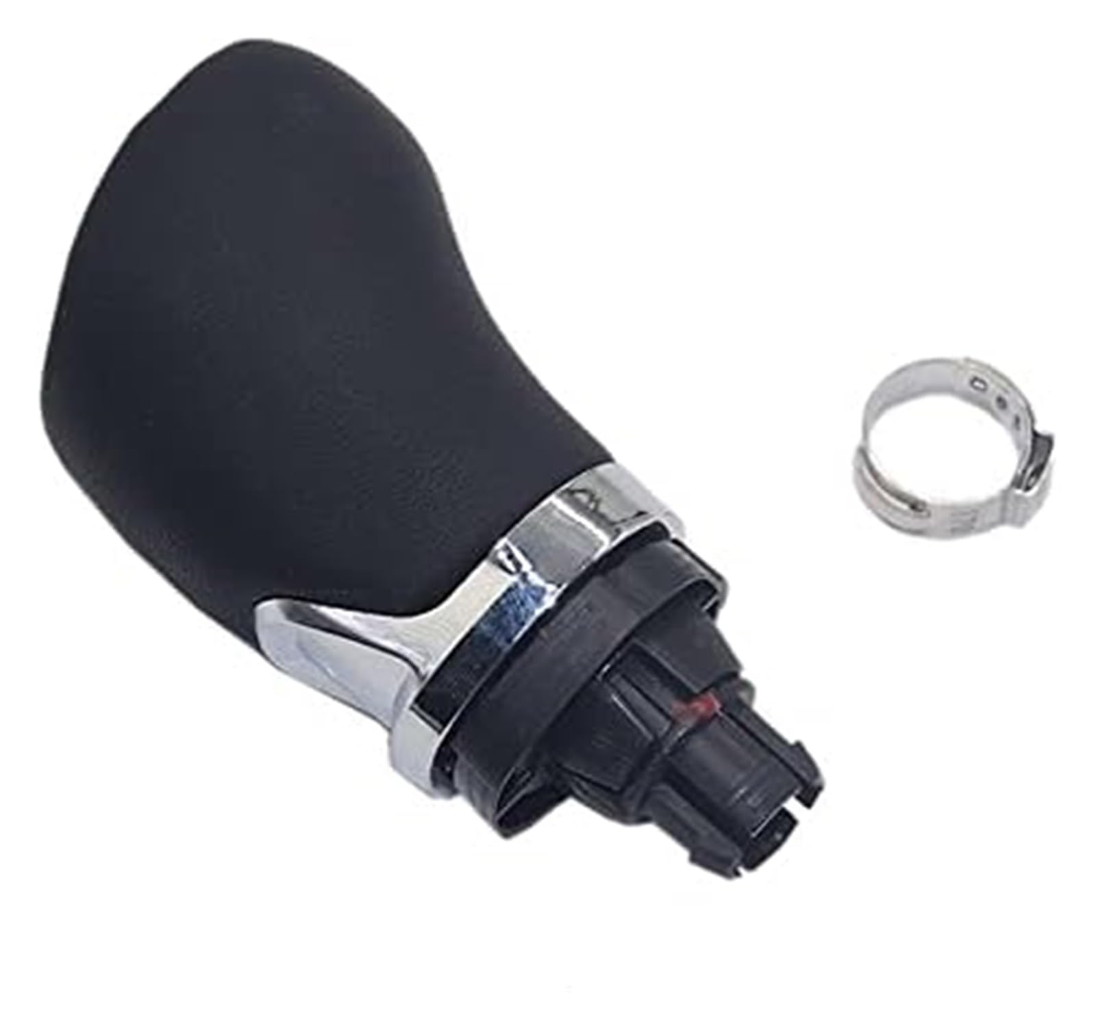 GXSAI Car Gear Lever for Skoda for Octavia A7 MK3 2014-2017 Car Gear Shift Knob Chrome Leather Lever Gaitor(Gear Boot)