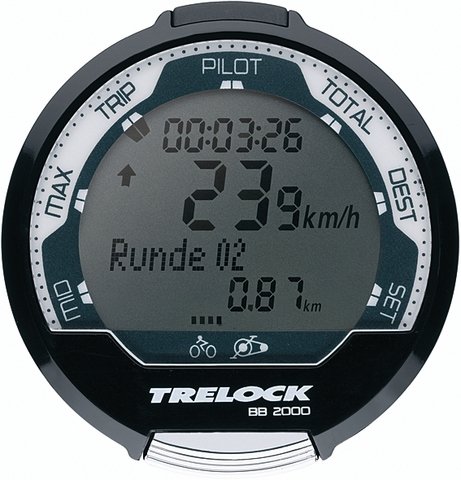 Trelock Bike and Body Control BB 2000 Tour Bicycle Computer Sports & Outdoors
