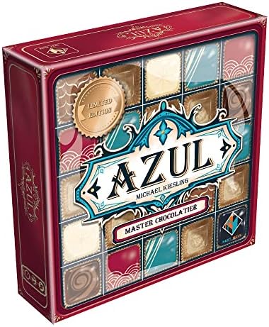 Azul Master Chocolatier Board Game | Strategy Game | Abstract Puzzle Game | Family Game for Adults and Kids | Ages 8+ | 2-4 Players | Average Playtime 30-45 Minutes | Made by Next Move Games