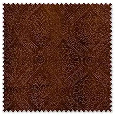 STYLOCASA 190 GSM Velvet Embossed Unstitched Fabric Cloth Materials Upholstery for Curtains Cushions Sofa Cover Throws Couch Cover – 48 Inch (1 Meter, Brown)-image-15