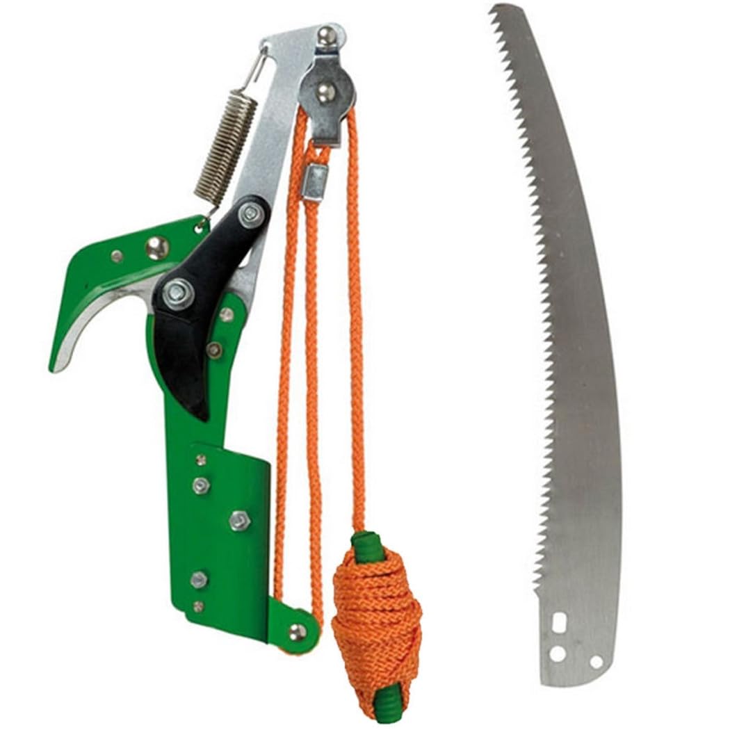 Trade Shop - TAGLIARAMI CESOIA LAMA ANTIRUGGINE SEGACCIO 350MM SVETTATOIO POTATURA CORDA 3,5M -