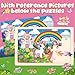 6 Packs Puzzles for Kids Ages 4-6, Unicorn Mermaid Princess Fairy Wooden Puzzles for Kids Toddlers 3-5, 24 Pcs Unicorn Puzzles Preschool Educational Toys Gifts for Girls 3 4 5 6 Years Old