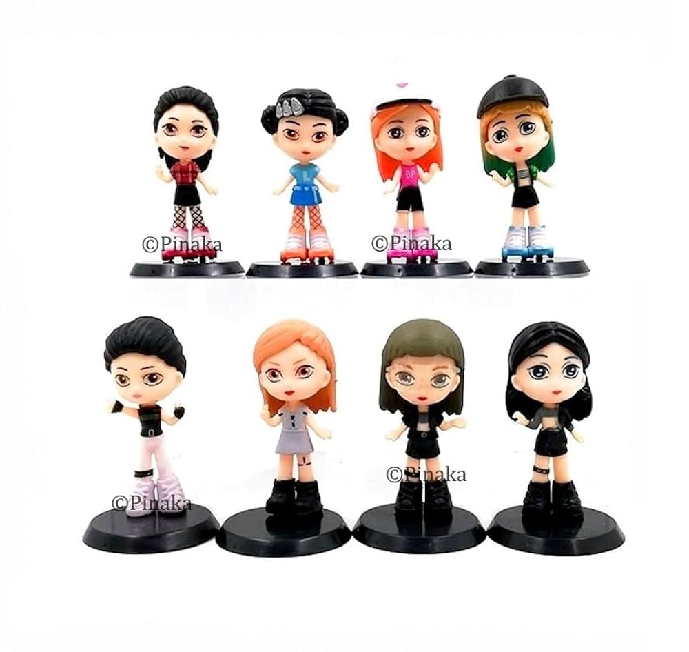 BLACKPINK 8個　セット Buy PINAKA Blackpink Music Band Set of 8 Action Figures 7
