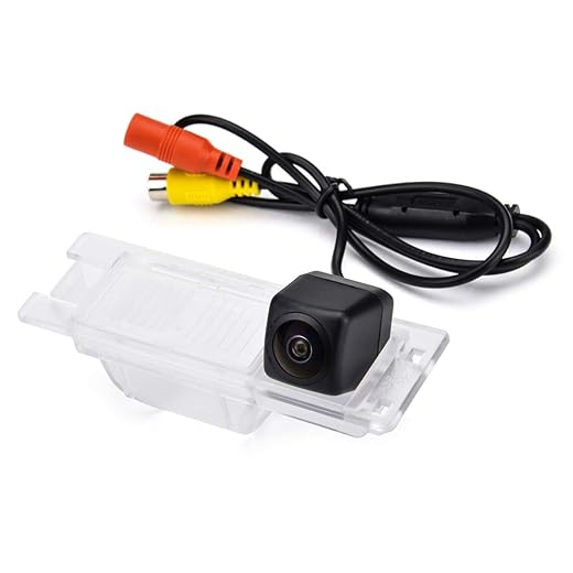 AHD/CVBS Car Rear/Front View Fisheye Lens License Plate Camera with RCA Cable & Vehicle Camera for Buick Regal/Excelle XT/Chevrolet Vectra/Holden/Malibu/Vauxhall &170° Wide-Angle Backup Camera