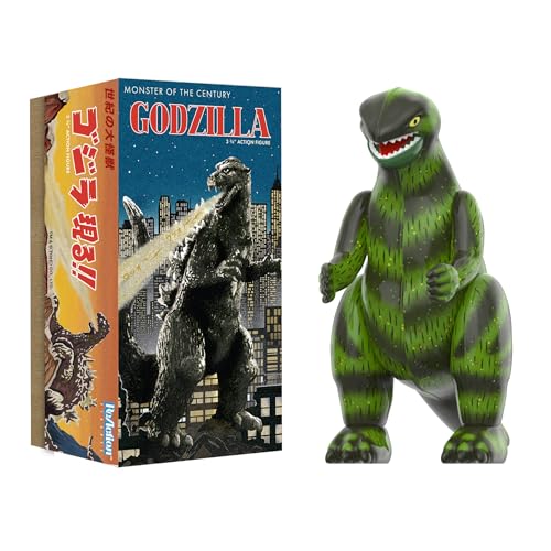 Super7 Reaction Figure Toho Godzilla (Marusan Tin) - 3.75' Toho Godzilla Action Figure - Classic Movie Collectibles and Retro Toys