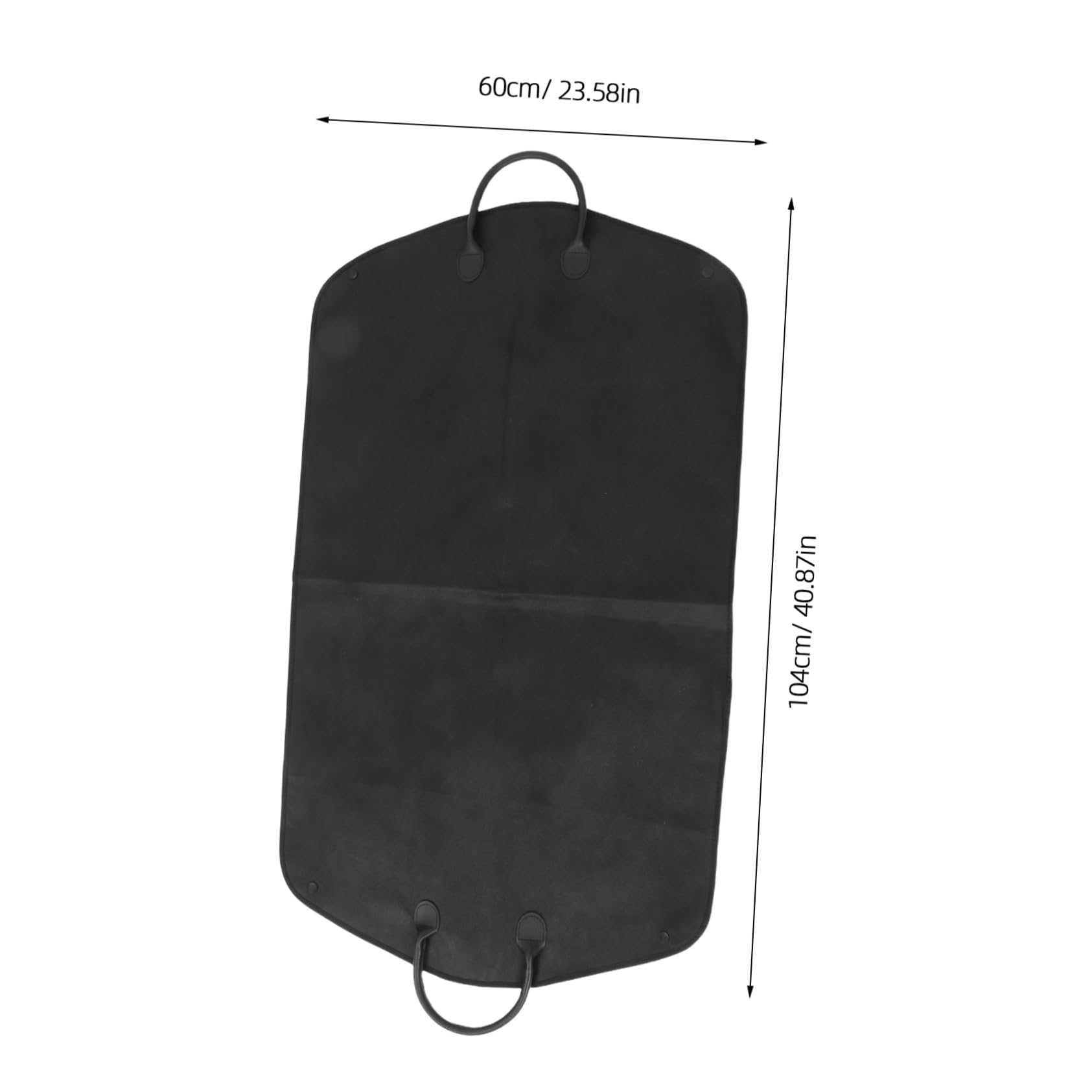 POPETPOP 2 Piezas Bolsa para Trajes No Tejida con Asa Protectora para Vestidos Abrigos y Chaquetas Ligera y Transpirable para Viajes y Almacenamiento