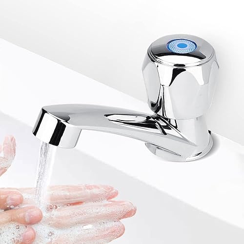 Watris Veiyi Grifo de agua frĂa individual, grifo de agua ABS, grifo de agua frĂa, lavabo de baño Accesorios para fregadero de cocina G12 (0.787 in) Watris Veiyi Grifo de agua frĂa individual, grifo de agua ABS, grifo de agua frĂa, lavabo de baño Accesorios para fregadero de cocina G12 (0.787 in)