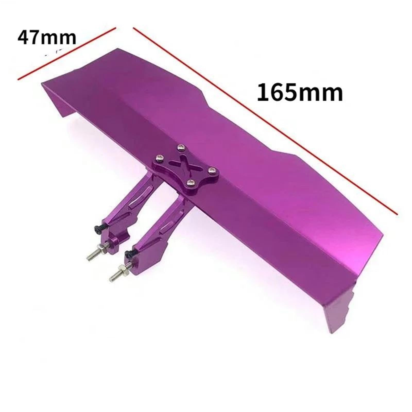 Alerón Trasero Aluminio LC para Racing L6147 para WLtoys 1/14 RC Piezas para RC