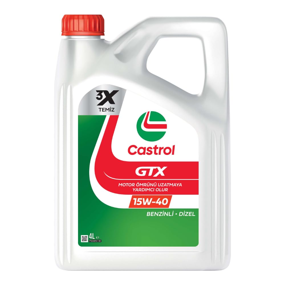 Castrol GTX 15W-40 4L TU Motor Yağı