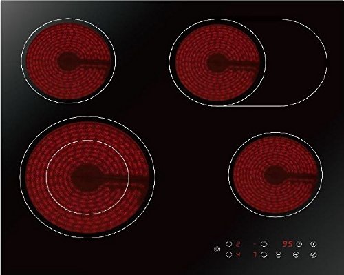 PKM KF4-2KB Rahmenlos Autarkes Kochfeld, Glaskeramik, 60cm
