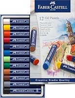 FABER-CASTELL 127012 - Permanente Ölpastellkreide STUDIO QUALITY, 12er Etui