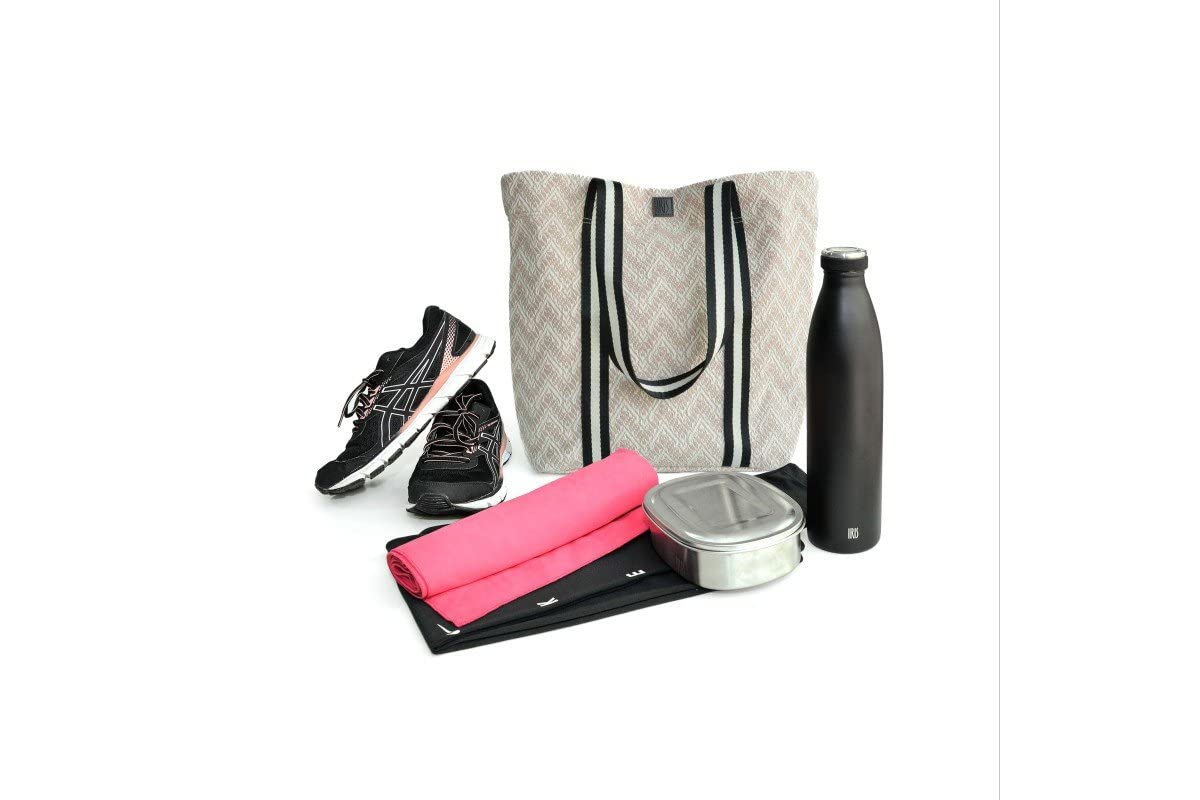 IRIS BARCELONA - Daily Tote Bag, Tote Bag Style Lunch Bag 2 in 1