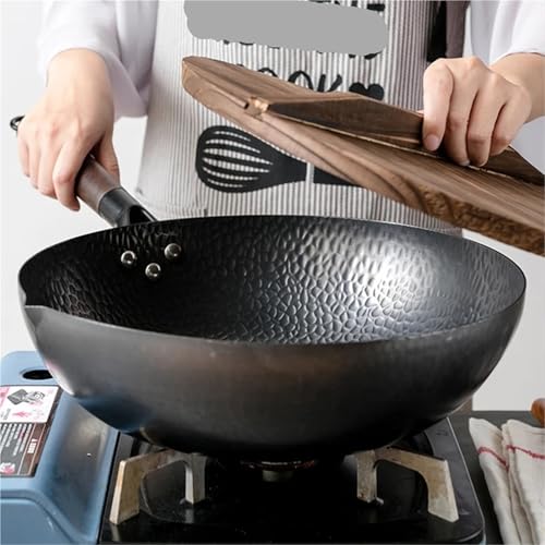 Wok de hierro sin recubrimiento 32 cm miniatura 2