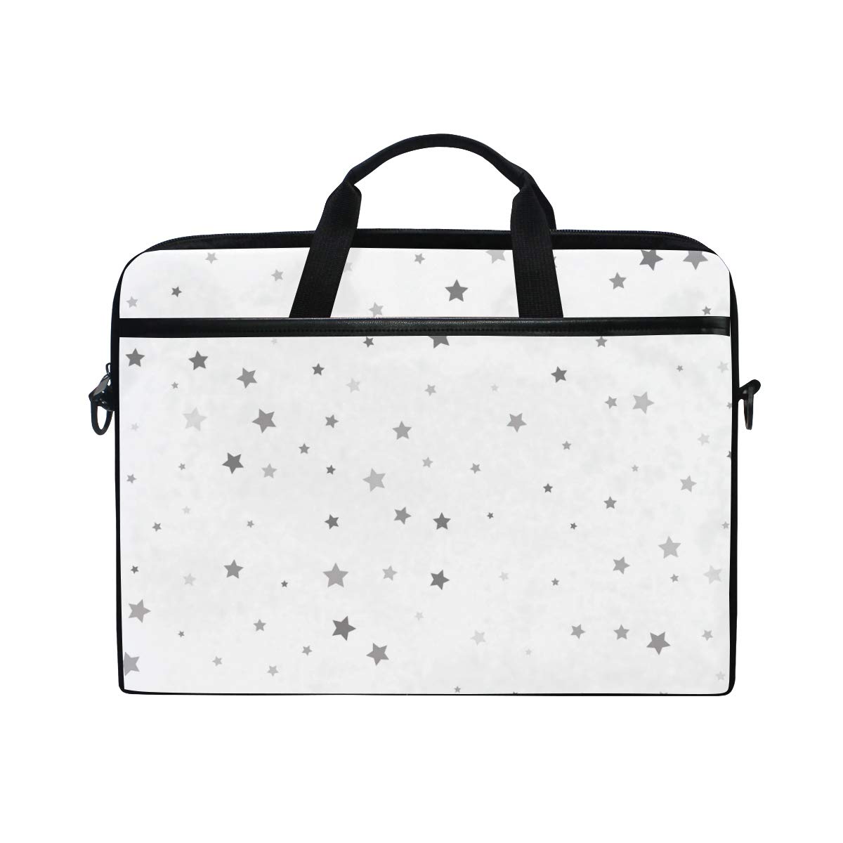 Amazon パソコン ケース ノートパソコン Pcバッグ 背景 星柄 白い 葉書 ほし かわいい ノートpc Macbook Pro 14インチ 15 カバン 手提げバッグ 撥水 衝撃吸収 軽量 収納 通勤 出張 プレゼント ノーブランド品 Pcバッグ ケース スリーブ 通販