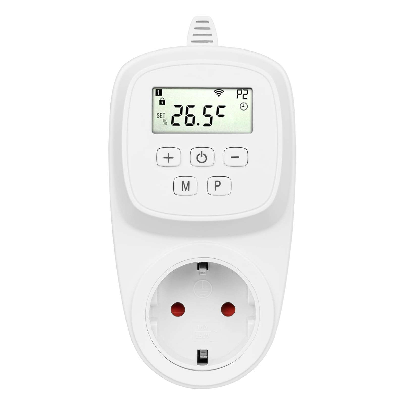 Prise intelligente Thermostat numérique WiFi Régulateur d'espace pour chauffage au sol Radiateur
