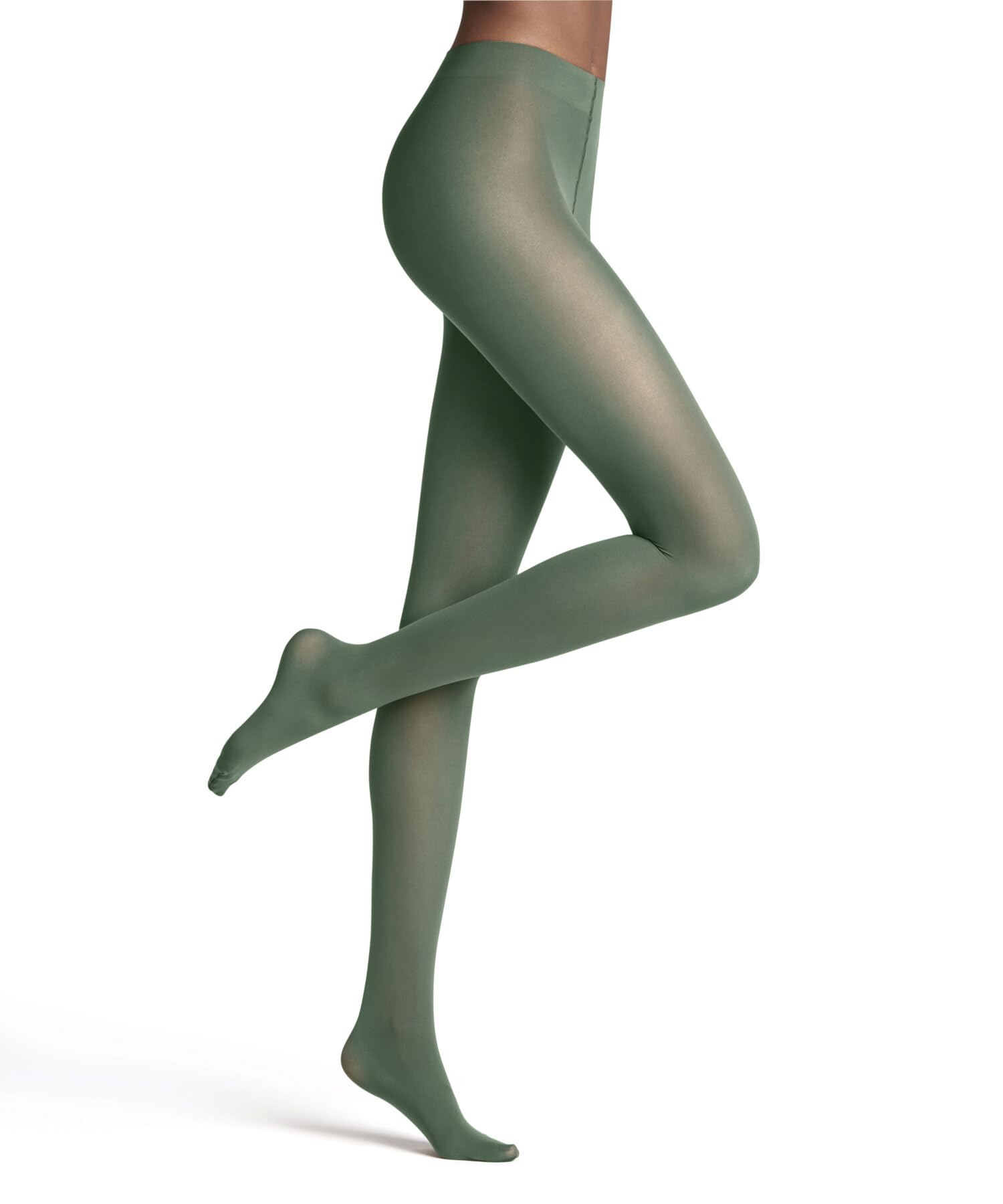 Falke Women's Green Sage 7538 Matt Deluxe 30 Den W Ti Sheer Plain 1 Pair Tights, L