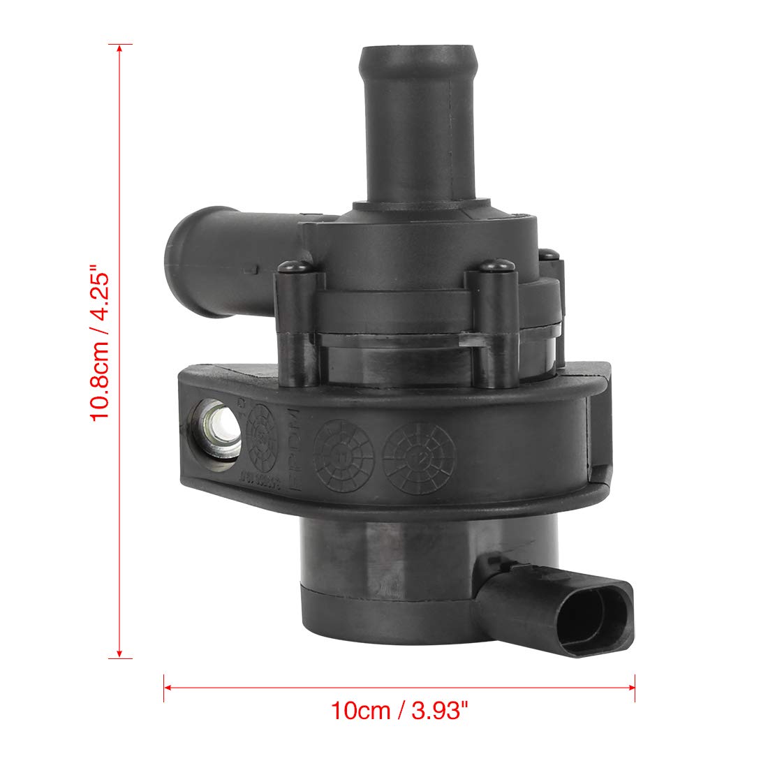 X AUTOHAUX Coche Auxiliar Refrigerante Agua Bomba 1K0965561F Motor Agua Bombas