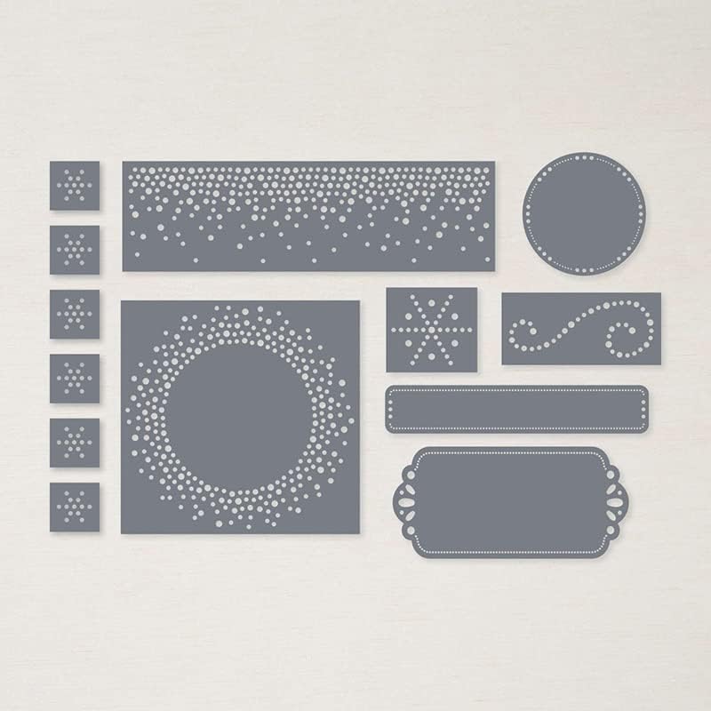 InglésAlemánFrancés Brillo más brillante y etiquetas Aglow Sentiments Sello Scrapbooking Diseño de tarjeta Saludos Molde de cuchillas Plantillas de