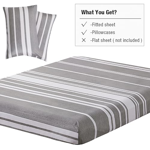 Vaulia BS252024 Soft Microfiber Deep Pocket Fitted Sheet Set thumb #1