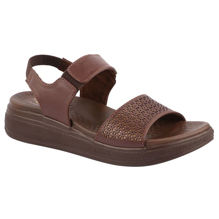 Image of Medifeet Women's Laser Cut Design Sling Back Sandals