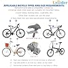 UrRider Child Bike Seat, Front Mount Kids Bike Seat,Fit Mountain Bikes, Cruiser Bikes, Folding Bikes, Ultra Light,Portable, Tool-Free, Quick-Release,Toddler Bike Seat for 2-6 Years(up to 60lbs) #4