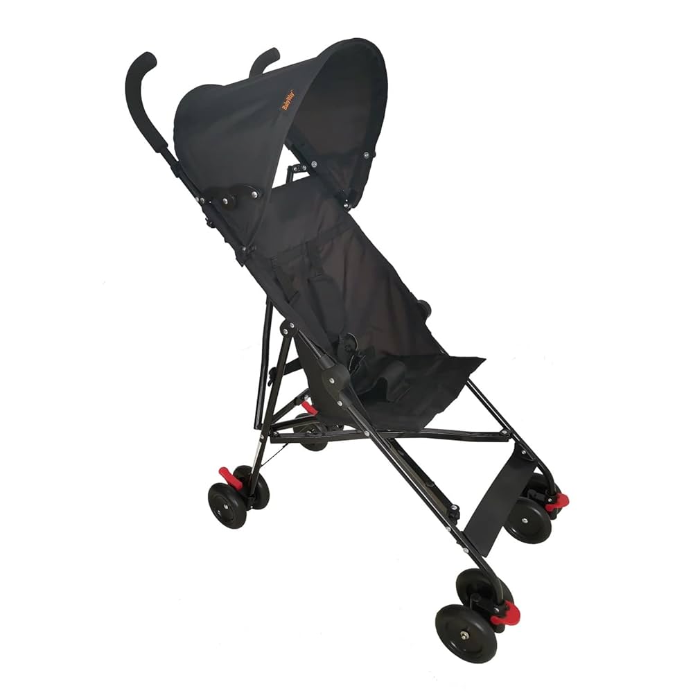 Lightweight Stroller with Hood in Black by Babyway