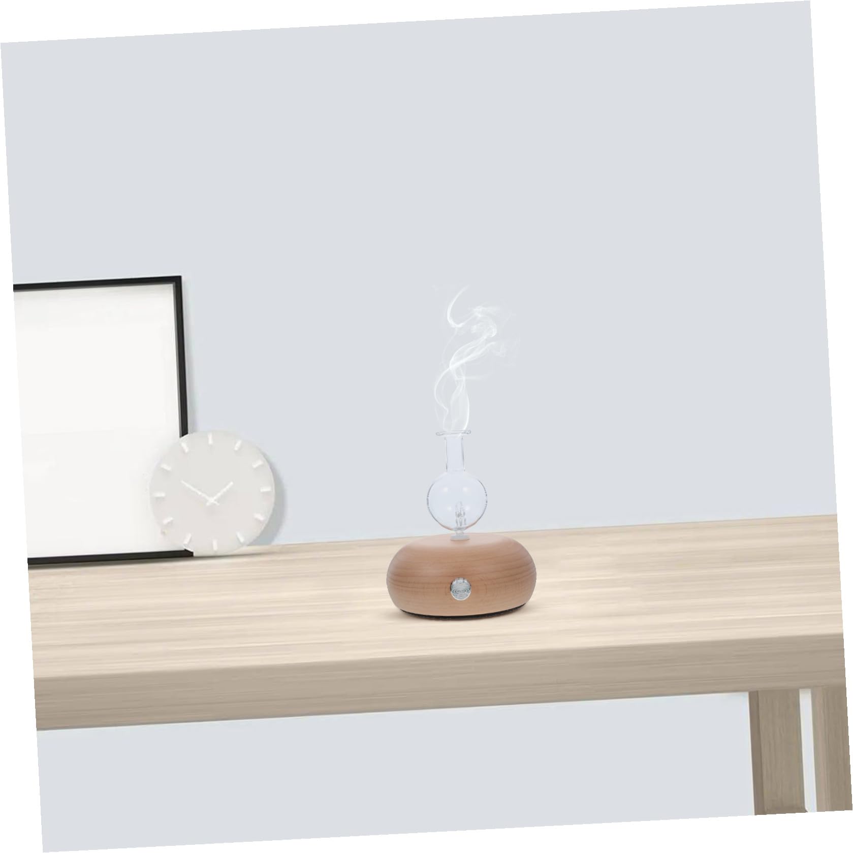 BETOOKY Difusor para Aceites Esenciales con Atomizador de Vidrio y Plástico, Capacidad Ajustable, Purifica el Aire, Adecuado para Sala de Estar y Oficina Varios Estilos