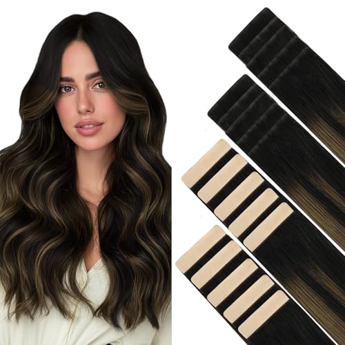 GOO GOO Invisi Edge Tape in Hair Extensions Human Hair,
